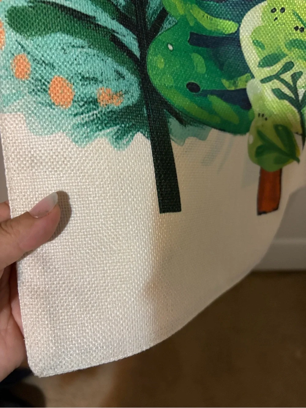 Welcome Green Tree Wall Hanging/Flag